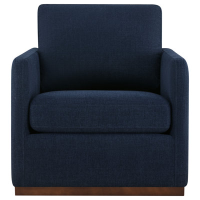 Bobbi Upholstered Swivel Armchair by Joss and Main