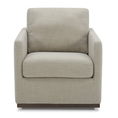 Bobbi Upholstered Swivel Armchair by Joss and Main