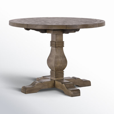 Kinston Solid Wood Pedestal Dining Table by Birch Lane