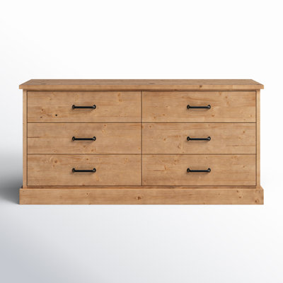 Ianna 6 Drawer Dresser Honey Pine by Birch Lane