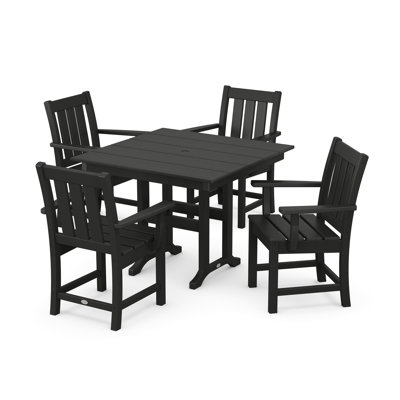 Oxford 5-Piece Farmhouse Dining Set by POLYWOOD