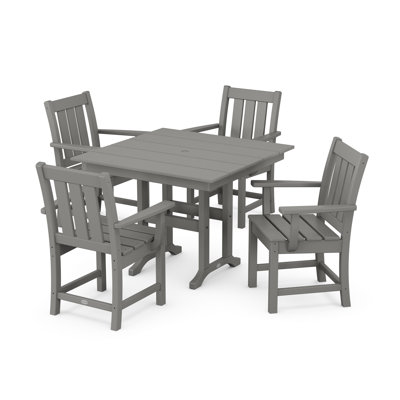 Oxford 5-Piece Farmhouse Dining Set by POLYWOOD