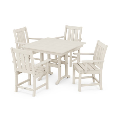 Oxford 5-Piece Farmhouse Dining Set by POLYWOOD