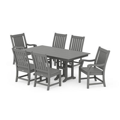 POLYWOOD x Birch Lane Verlyn 7-Piece Farmhouse Dining Set by Birch Lane