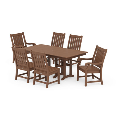 POLYWOOD x Birch Lane Verlyn 7-Piece Farmhouse Dining Set by Birch Lane