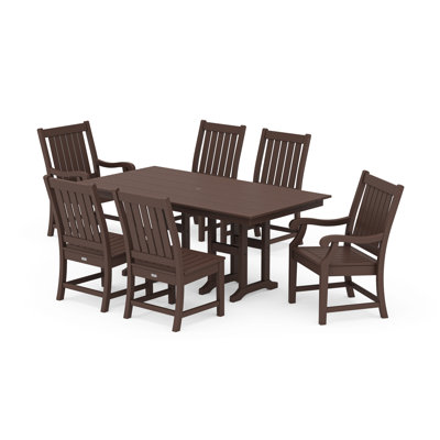 POLYWOOD x Birch Lane Verlyn 7-Piece Farmhouse Dining Set by Birch Lane