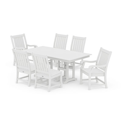 POLYWOOD x Birch Lane Verlyn 7-Piece Farmhouse Dining Set by Birch Lane