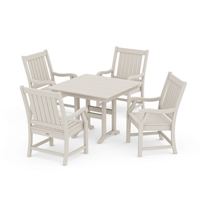 POLYWOOD x Birch Lane Verlyn 5-Piece Farmhouse Dining Set by Birch Lane
