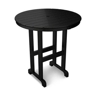 Round Farmhouse Counter Table by POLYWOOD