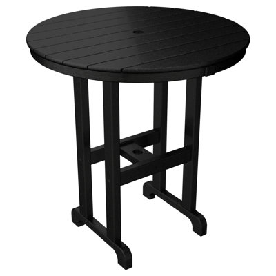 Round Farmhouse Counter Table by POLYWOOD