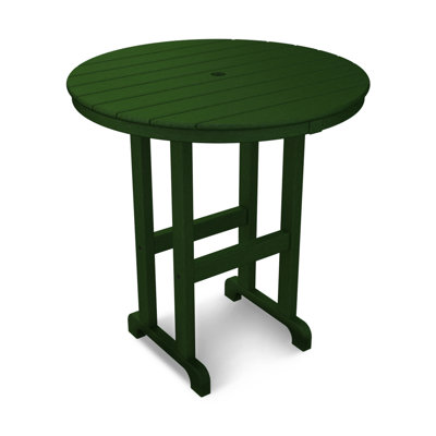 Round Farmhouse Counter Table by POLYWOOD