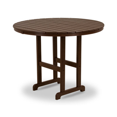 Round Farmhouse Counter Table by POLYWOOD