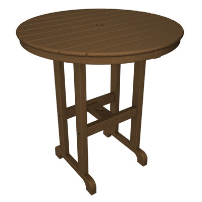Round Farmhouse Counter Table by POLYWOOD