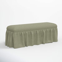 Maggie Ruffle Dining Bench by Birch Lane