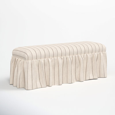 Maggie Ruffle Dining Bench by Birch Lane