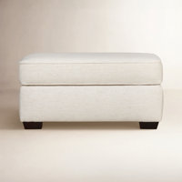 Taylor Upholstered Ottoman by Birch Lane