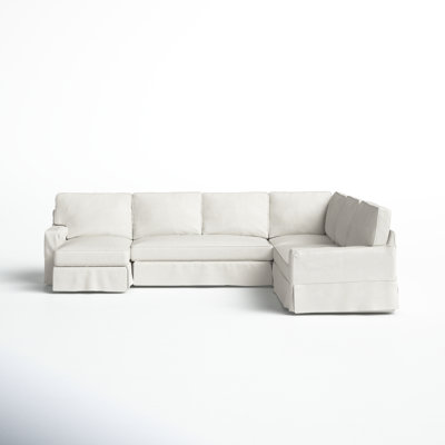Taylor 4 - Piece Slipcovered Sectional by Birch Lane