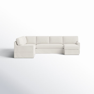 Taylor 4 - Piece Slipcovered Sectional by Birch Lane