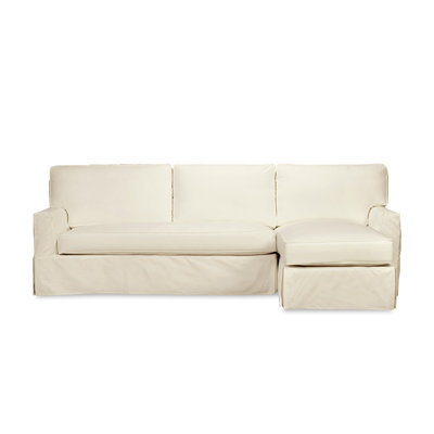Taylor 2 - Piece Slipcovered Sectional by Birch Lane